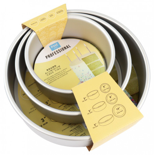 Pme piece round cake - cake, tin