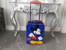 Vintage Mickey Mouse Suitcase Luggage