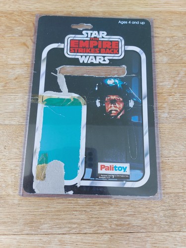 Vintage star wars - star, cardback