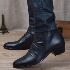 Mens Faux Leather Pointy Toe