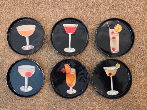 Set vintage retro metal - set, x