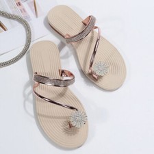 New Womens Sandals Toe Post