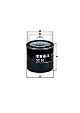 Oil Filter MAHLE Fits OPEL DAEWOO CHEVROLET SAAB VAUXHALL IRMSCHER Van G EFL257