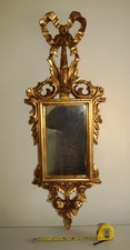 Vintage  Antique style Resin Reproduction Ornate Gold Wall Hanging Glass mirror