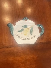 Vintage Tea Bag Holder "I'll
