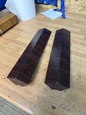 Rosewood Fascia bay window Trim UPVC PVC CORNER 135 ANGLE TRIM New Old Stock