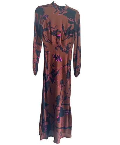 Mint velvet brown floral high - brown,
