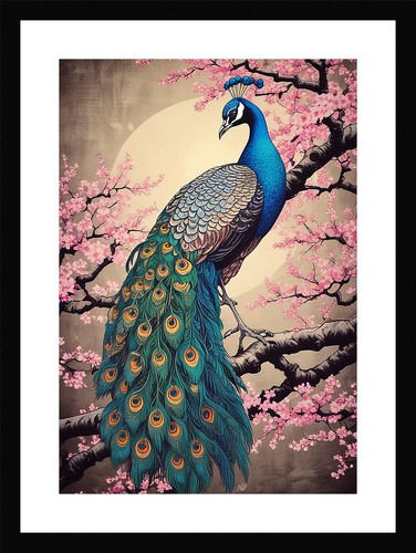 Sophisticated peacock art - sophisticated,