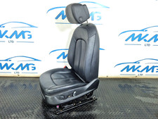 15-18 AUDI A7 4G FRONT LEFT N/S PASSENGER BLACK LEATHER ELECTRIC MEMORY SEAT