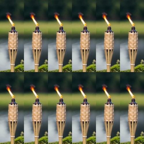 Pack bamboo tiki torch - pack,