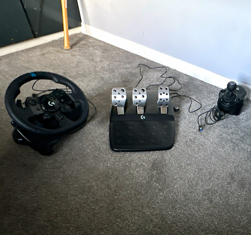 Logitech racing wheel with - logitech,