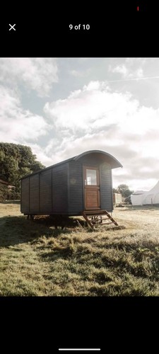 Shepherds hut home office - shepherds,