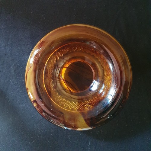 Vintage art deco glass bowl - deco,
