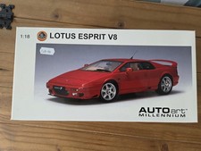 1/18 AUTOart Millennium Series Lotus Esprit V8 Red Boxed Rare 