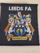Leeds FA cloth badge in