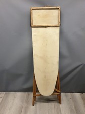 Vintage Wooden Folding Ironing Board Pine Wood Frame Country Style