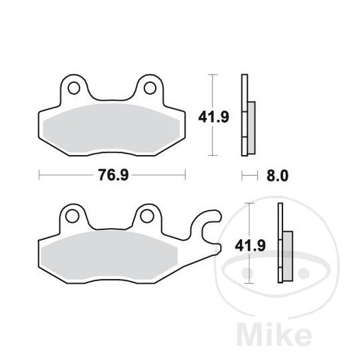 Trw sintered brake pads - brake,