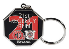 The MG Car Club & Owners Club Regency Run 2004 Enamel Keyring