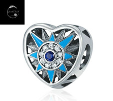 Sterling Silver 925 Charm Evil