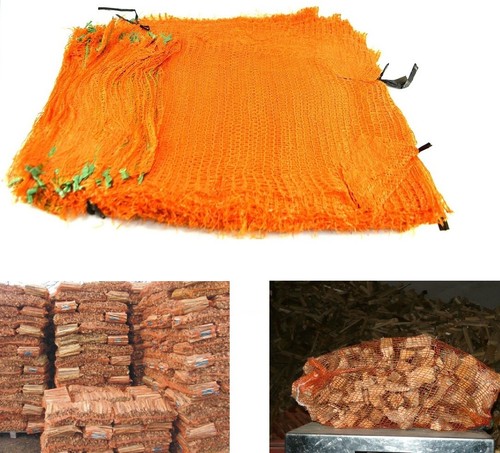 Orange net sacks with - orange,