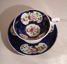 Victorian Gaudy Welsh Teacup