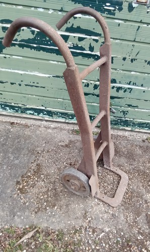 Vintage heavy steel sack - heavy,