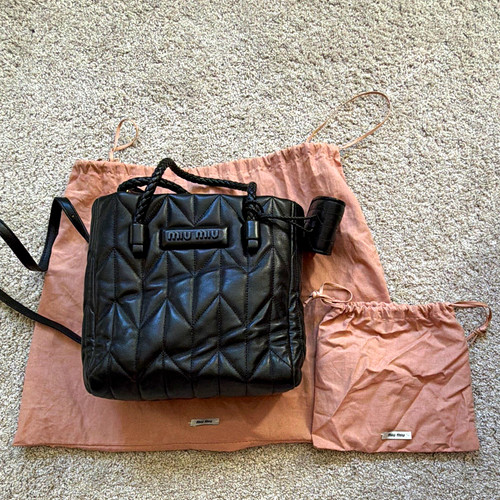 Miu nappa trapuntat black - trapuntat,