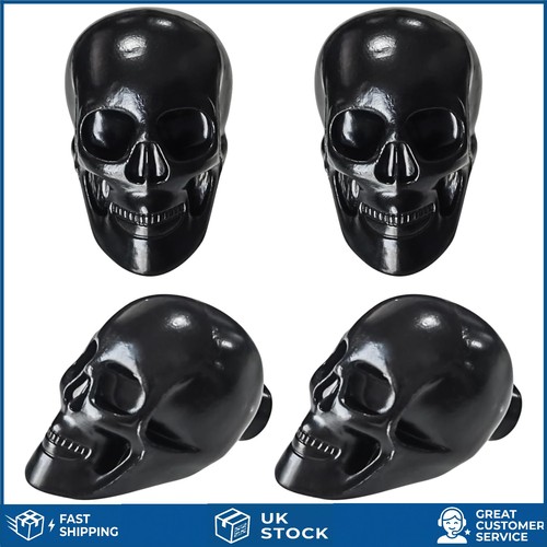 Ornate skull cabinet knob - ornate, goth