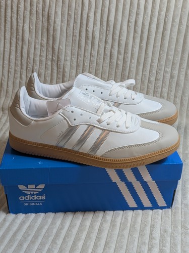 Adidas samba white silver - adidas,