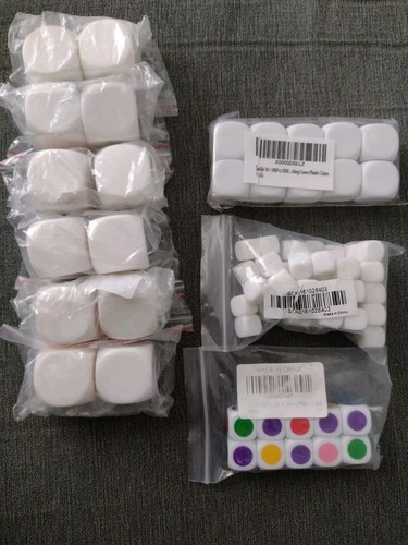 Bundle blank dice - of, lot