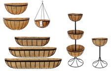 Metal garden wall troughs - metal,