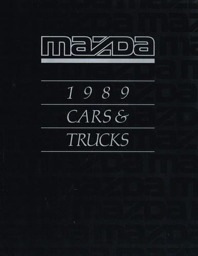 1989 mazda brochure - 1989,