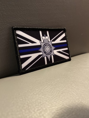Police force crest patch - police,