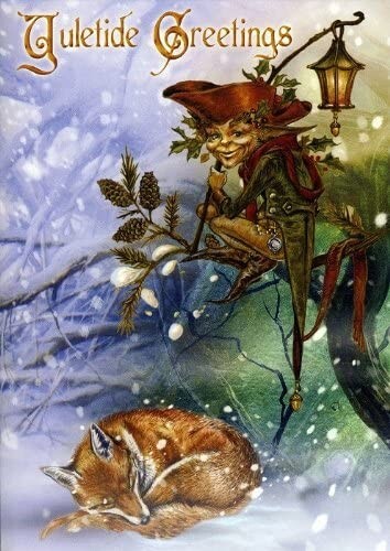 Yule greetings card - yule, "the
