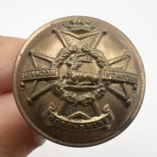 Genuine Victorian Derbyshire Regiment Button