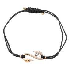 Swarovski Swan Bracelet Black