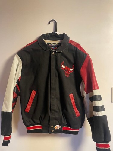 Chicago bulls leather jacket - chicago,