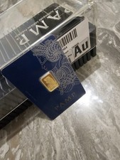 2.5g PAMP Lady Fortuna Sealed 999.9 Fine Gold Bar. Swiss Made