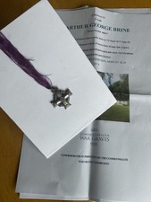 WW1 Canada Memorial Cross Pte Brine 28th Bn Canadian Infantry KIA 15/04/17