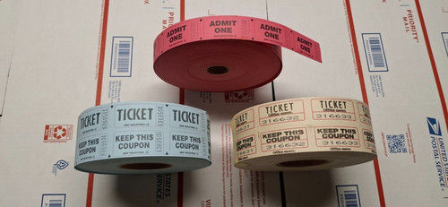 Rolls tickets 3 - ,