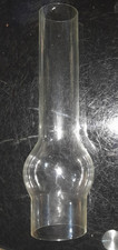 Vintage Duplex 26.5cm Oil Lamp Bulb Glass Chimney With 6.5cm Base. UK ONLY.