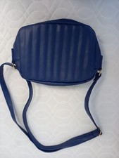 ? Nathalie Andersen Blue Lined Shoulder Bag Preloved