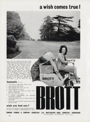 Original 1964 advert for brott - 1964,