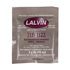 LALVIN 71B-1122 Wine Yeast 5g Sachet - Nouveau Style BB 05/28