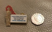 Loyalist Badge Sergeant Robert James Irvine  Remember