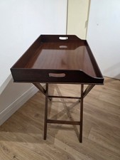 Mahogany antique butler - mahogany,