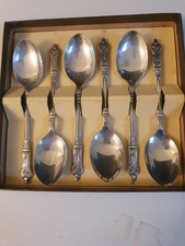 6 Vintage Silver Plated EPNS