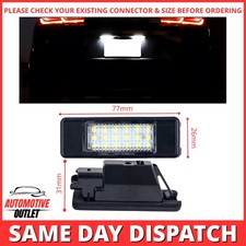 2x LICENCE NUMBER PLATE LED