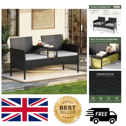 Aoxun seater rattan garden - 2-seater,