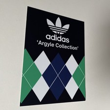 Adidas Argyle Metal Sign